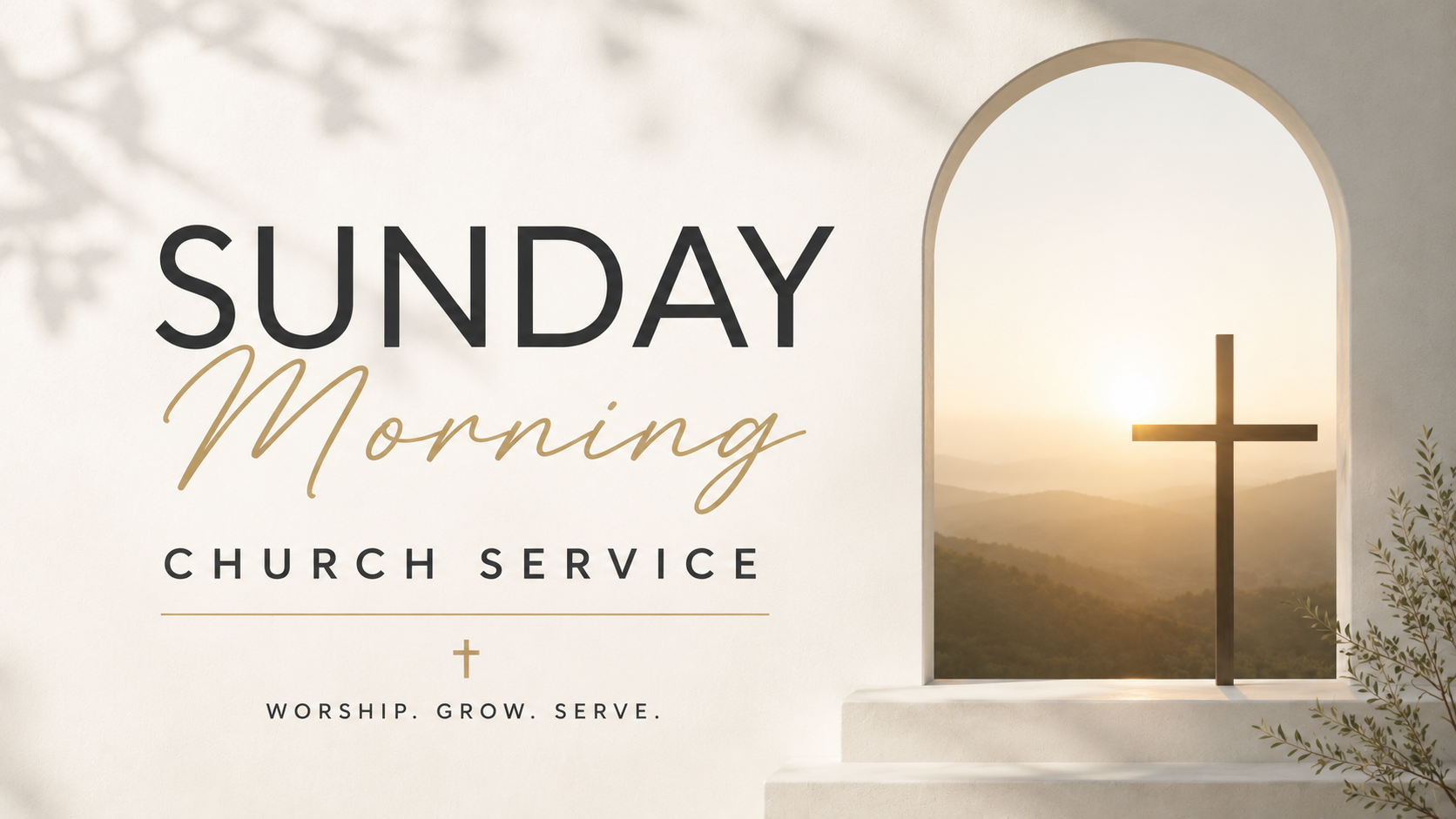 sunday morning service